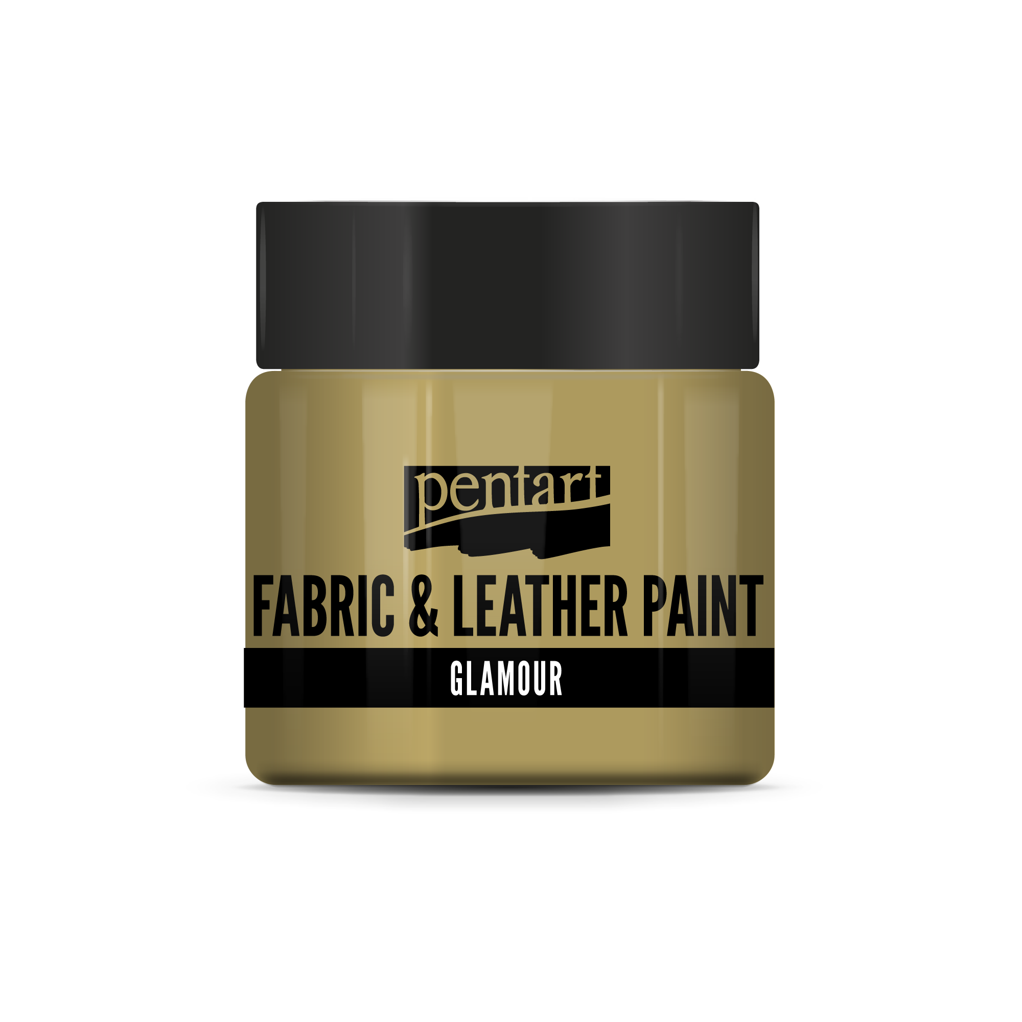 glamour fabric & leather paint 50 ml – šampanské
