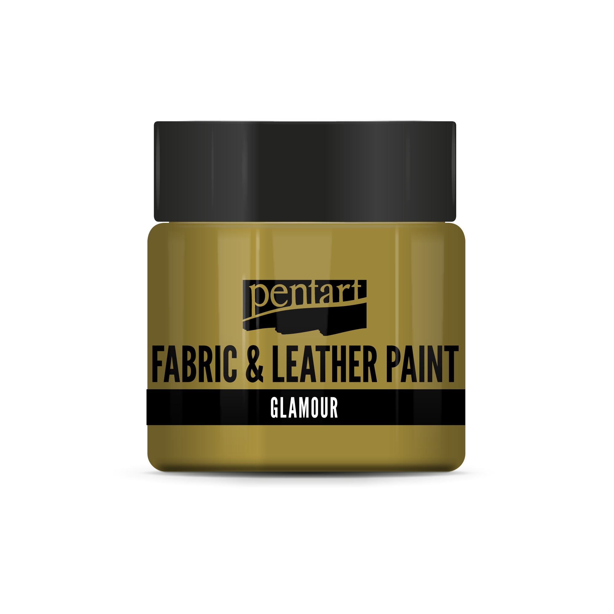 glamour fabric & leather paint 50 ml – zlatá