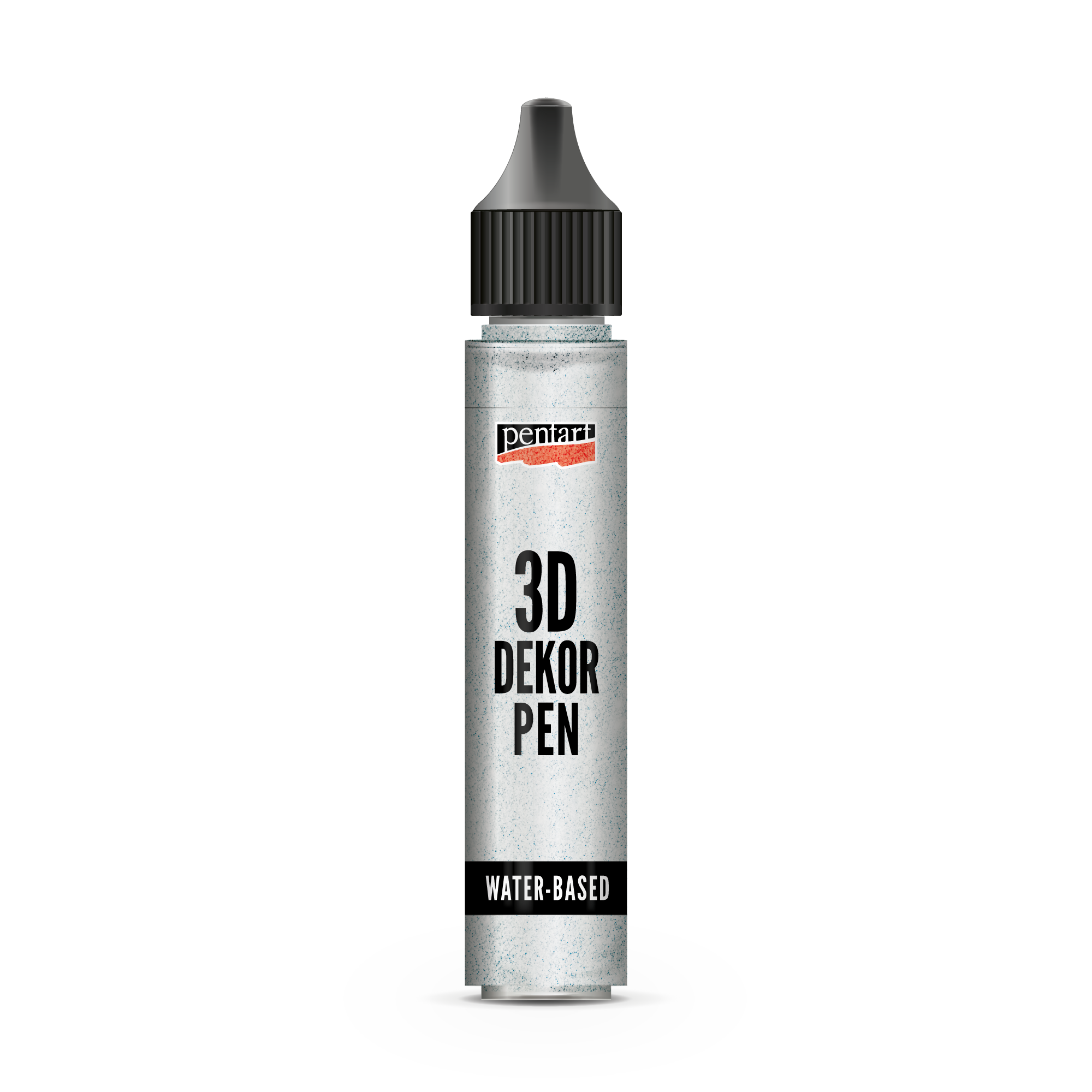 Pentart 3D Decor pen trblietavé dekoračné pero 30 ml strieborná