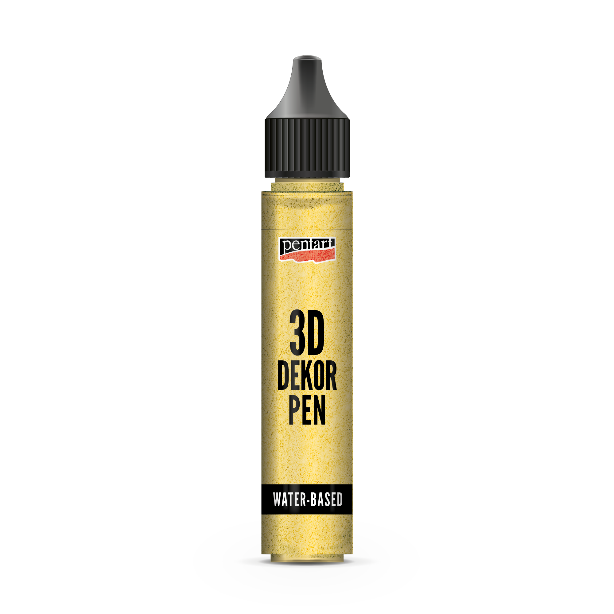 Glitrové 3D pero Pentart 3D Decor Pen - zlatá, 30 ml