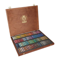 Drevený box so 100 pastelmi Schmincke