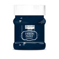 Dekoračná kriedová farba Chalky Pentart - 230 ml – navy blue