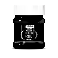 Dekoračná kriedová farba Chalky Pentart - 230 ml – ebony