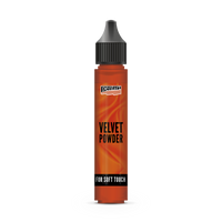 Zamatový prášok Pentart Velvet powder - oranžový 4 g