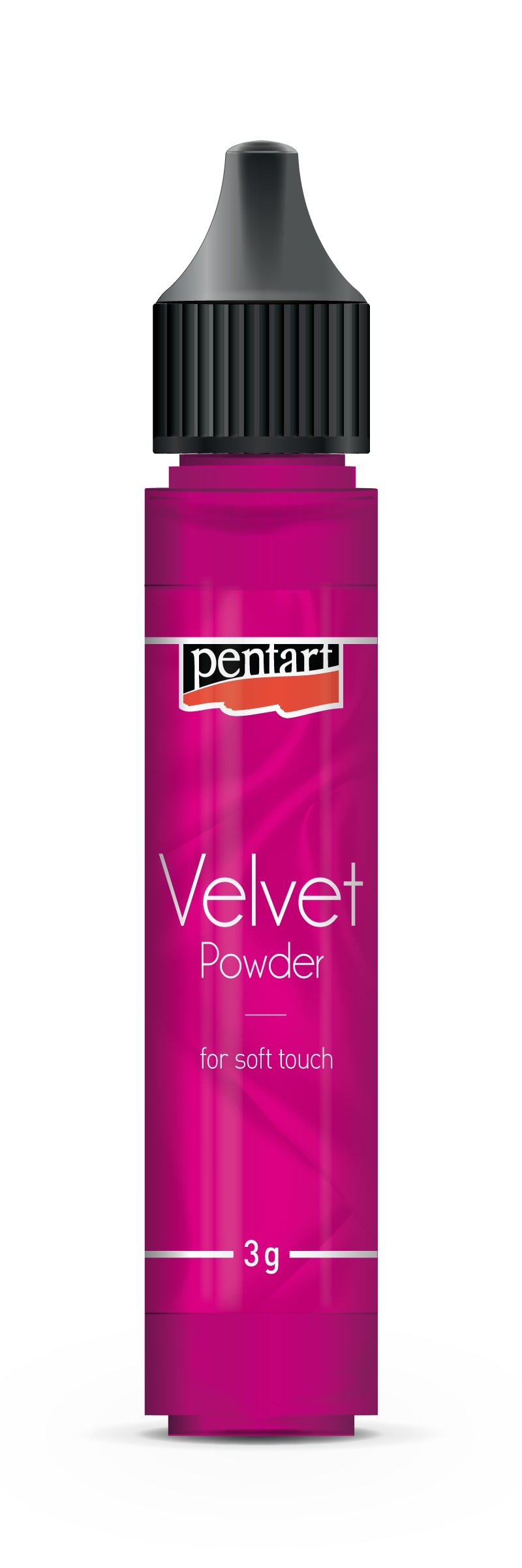 Zamatový prášok Pentart ružový 3 g