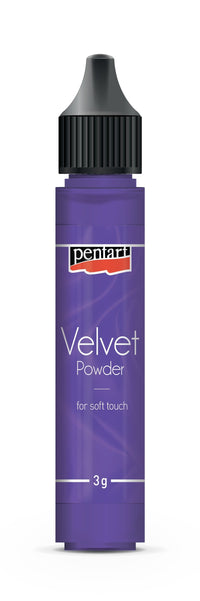 Zamatový prášok Pentart Velvet powder purple 3 g