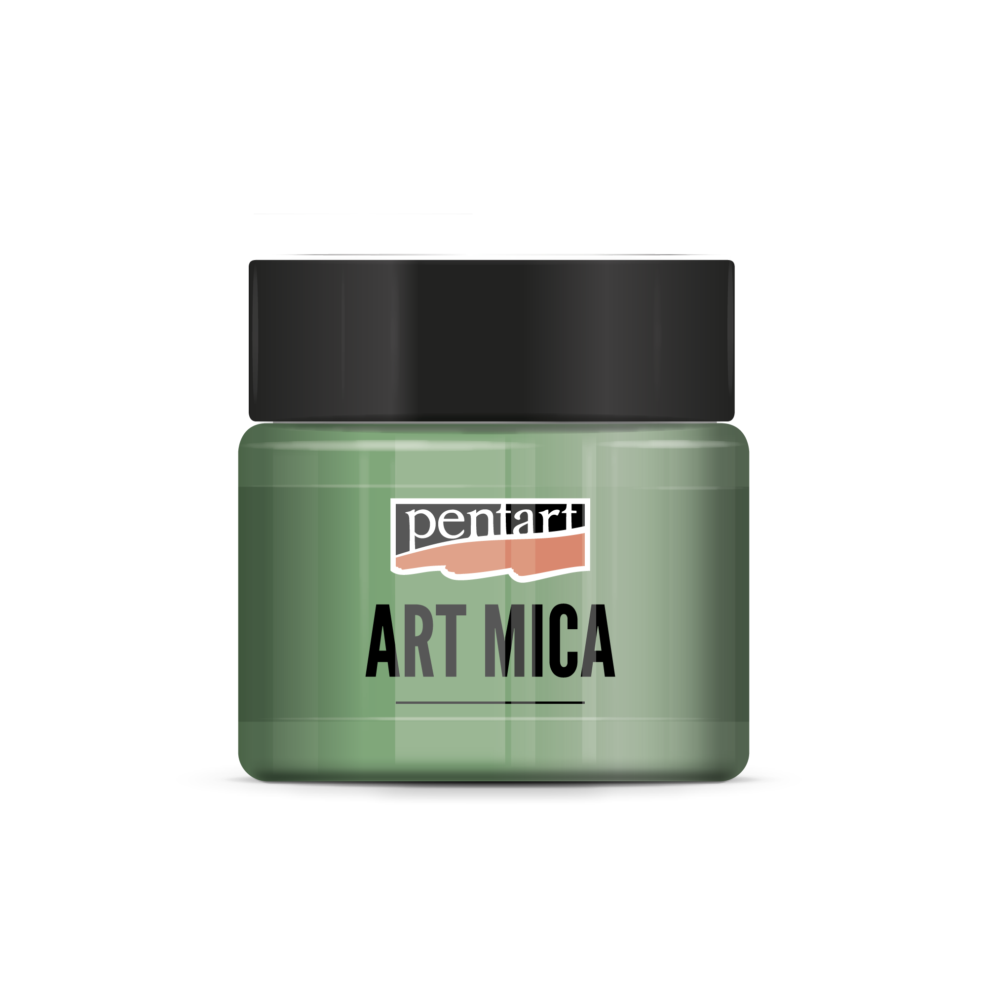 Pentart Art Mica efektový minerálny prášok golden green 9 g