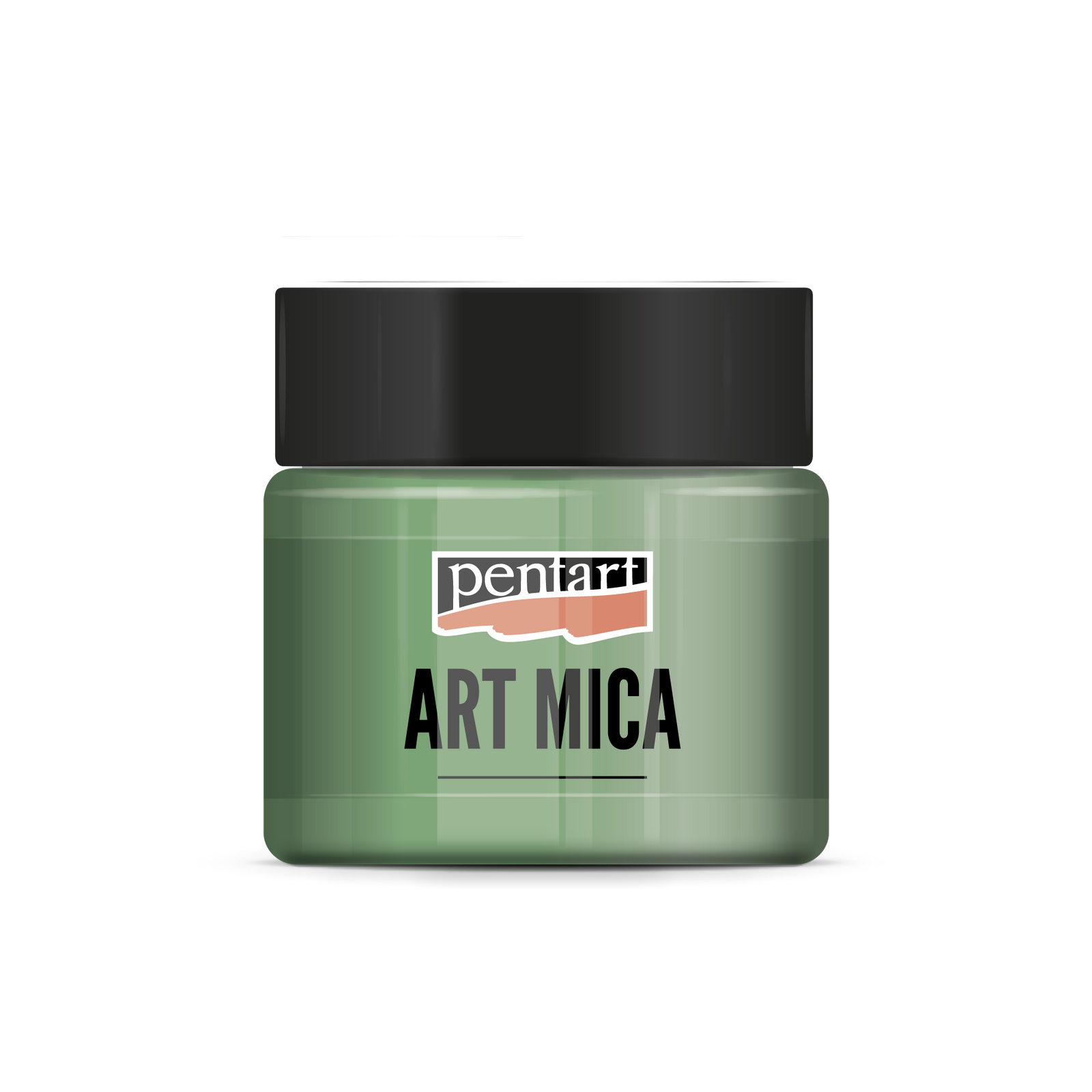 Pentart Art Mica efektový minerálny prášok golden green 9 g