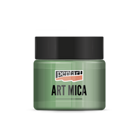 Pentart Art Mica efektový minerálny prášok golden green 9 g