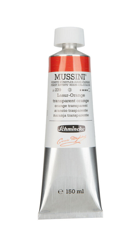 Olejové farby Schmincke MUSSINI 150 ml – 239 Transparentná oranžová
