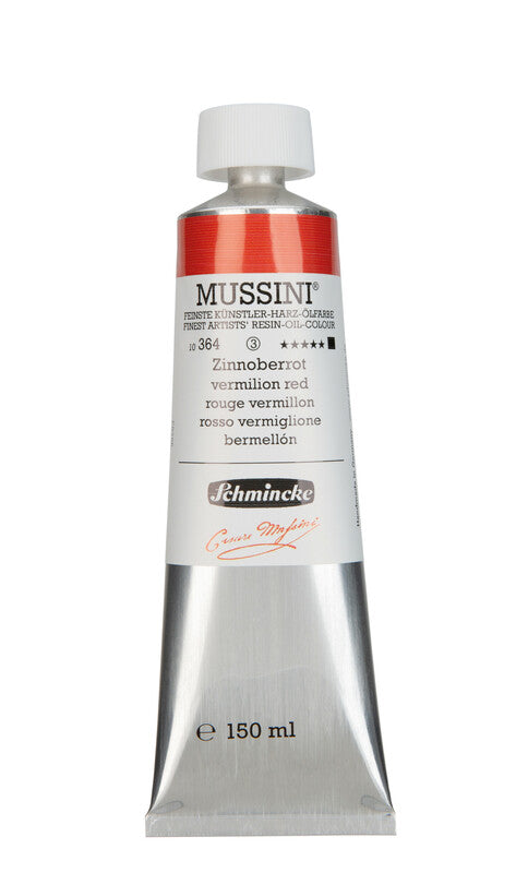 Olejové farby Schmincke MUSSINI 150 ml – 364 Rumelková červená