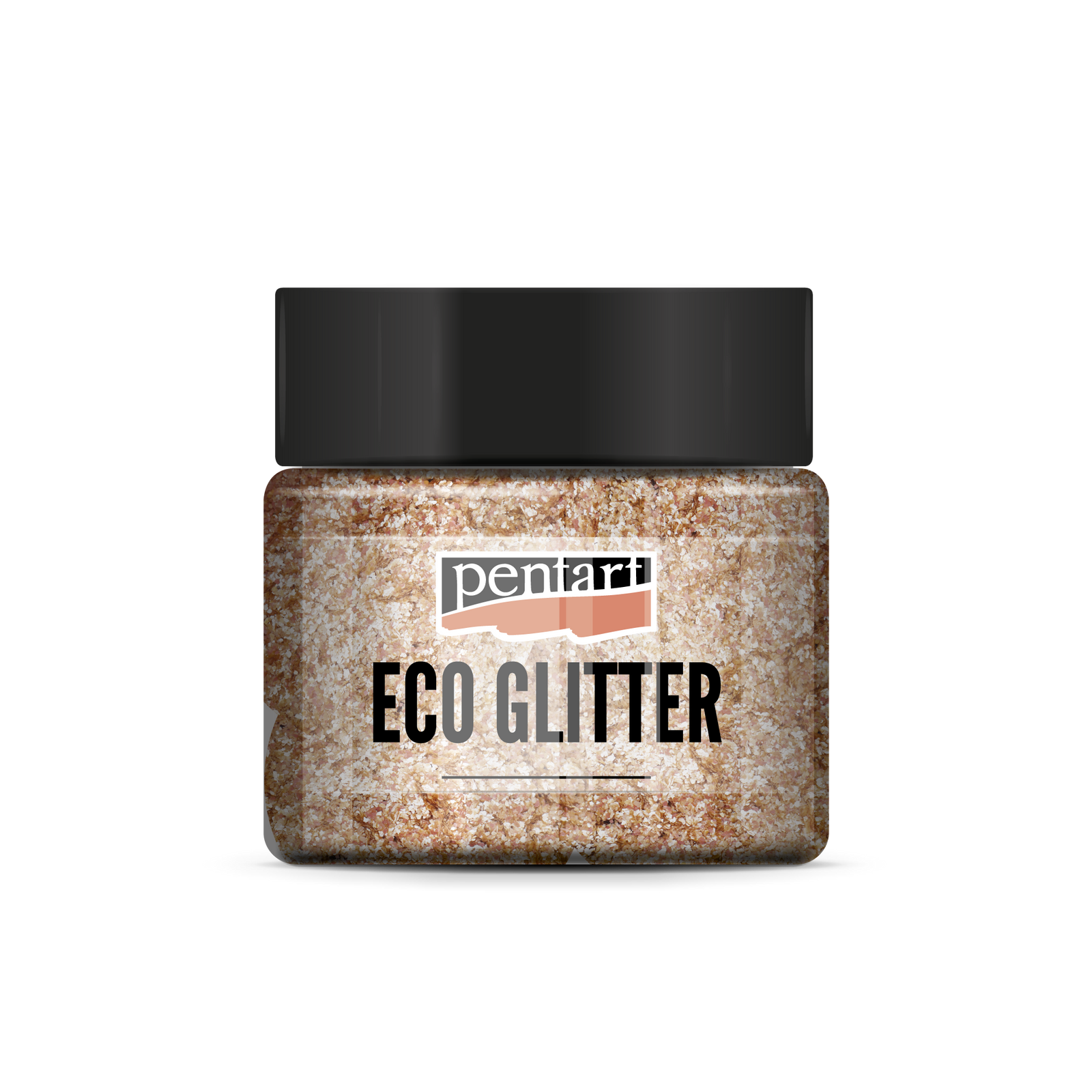 Pentart Eco Glitter jemné trblietky rose gold 15 g