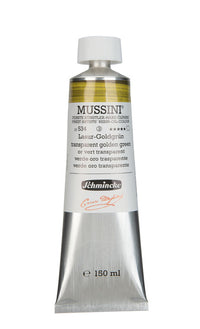 Olejové farby Schmincke MUSSINI 150 ml – 534 Transparentná zlatistá zelená