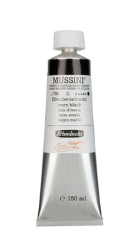 Olejové farby Schmincke MUSSINI 150 ml – 780 Slonovinová čierna
