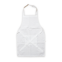 Bavlnená zástera s vreckom - 70 x 75 cm – cm, white