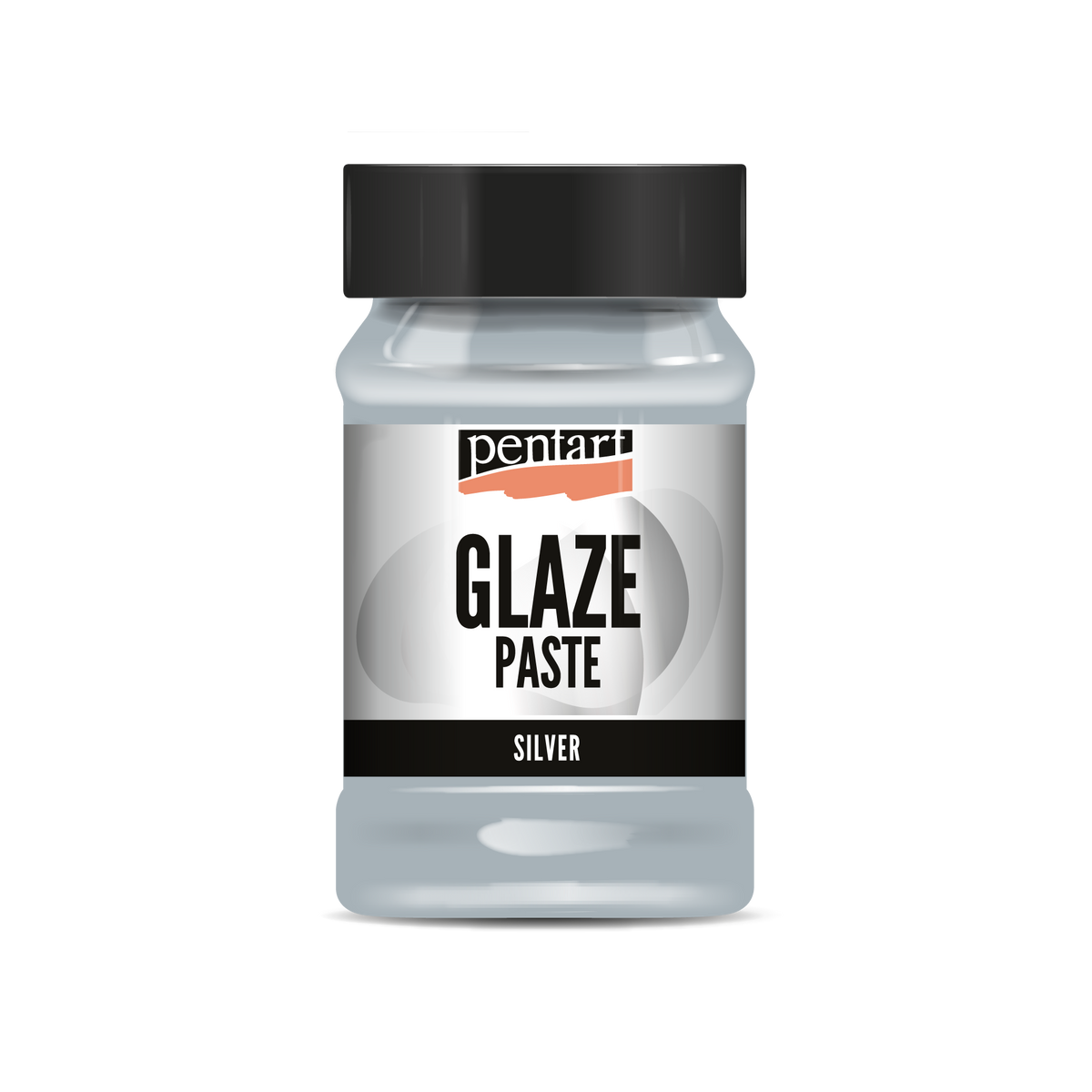 Glazúrovacia pasta Pentart Junior Paints 100 ml – strieborná