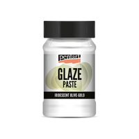 Glazúrovacia pasta Pentart Junior Paints 100 ml – iridiscentná olivovo-zlatá