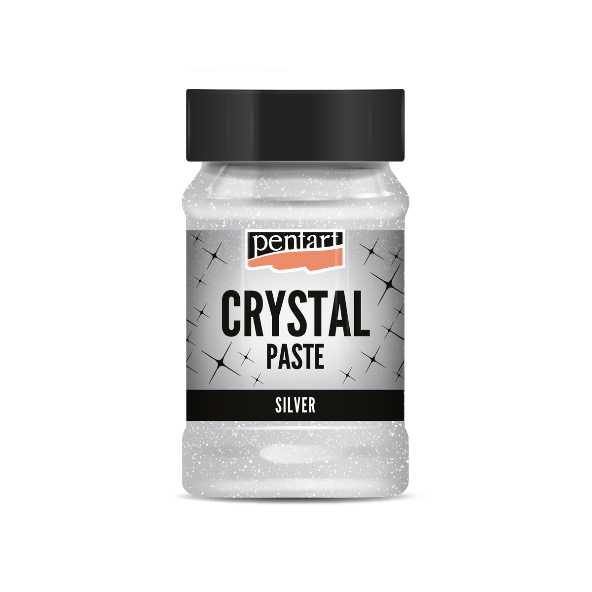 Kryštálová pasta Pentart 100 ml – strieborná