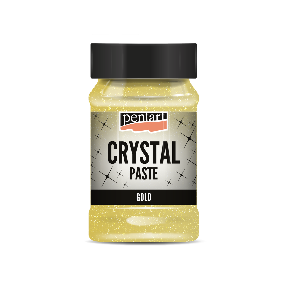 Kryštálová pasta Pentart 100 ml – zlatá