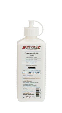 Akrylový atrament Schmincke AERO COLOR Professional 250 ml – 100 Transparentná biela