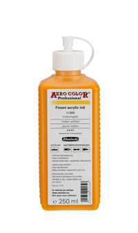 Akrylový atrament Schmincke AERO COLOR Professional 250 ml – 203 Indická žltá