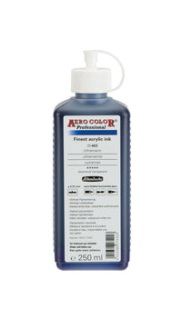 Akrylový atrament Schmincke AERO COLOR Professional 250 ml – 402 Ultramarín