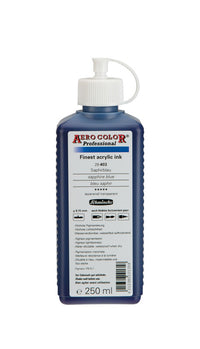 Akrylový atrament Schmincke AERO COLOR Professional 250 ml – 403 Zafírová modrá