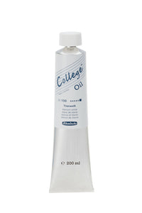 Olejová farba Schmincke College Oil 200 ml – 100 Titánová biela