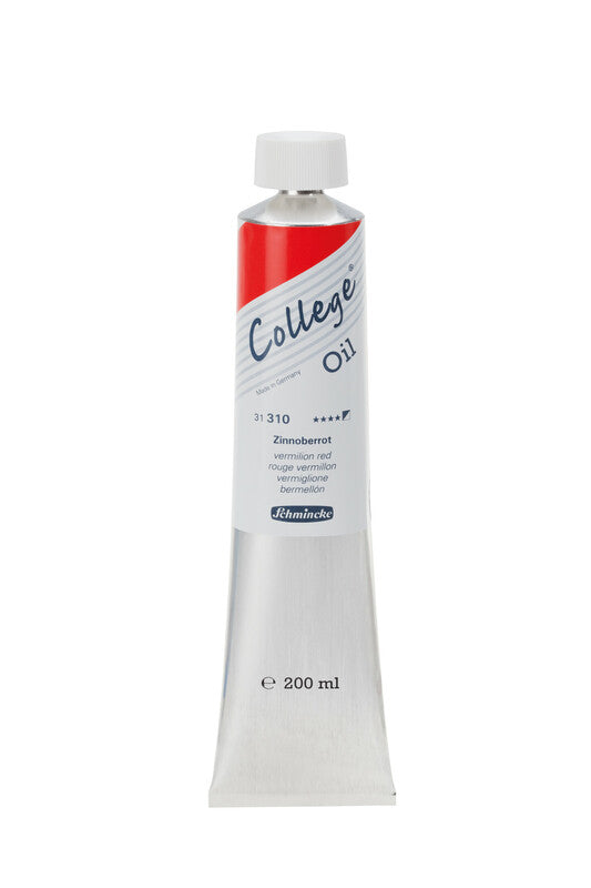 Olejová farba Schmincke College Oil 200 ml – 310 Rumelková červená