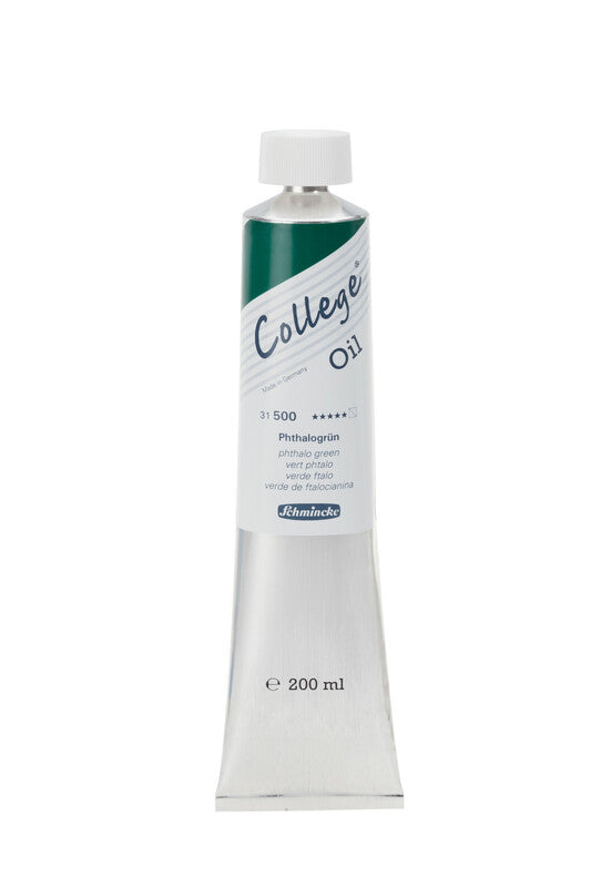 Olejová farba Schmincke College Oil 200 ml – 500 Ftalová zelená