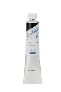 Olejová farba Schmincke College Oil 200 ml – 710 Lampová čierna