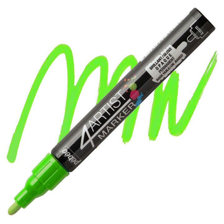 4ARTIST MARKER Pébéo na olejovej báze 4mm – svetlozelená