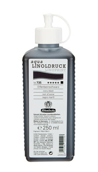 Farba na linoryt Schmincke aqua-LINOPRINT 250 ml – 735 Slonovinová čierna