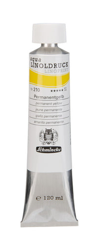 Farby na linoryt Schmincke aqua-LINOPRINT 120 ml – 210 Permanentná žltá