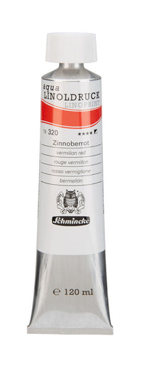 Farby na linoryt Schmincke aqua-LINOPRINT 120 ml – 320 Rumelková červená
