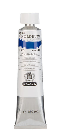Farby na linoryt Schmincke aqua-LINOPRINT 120 ml – 435 Parížska modrá