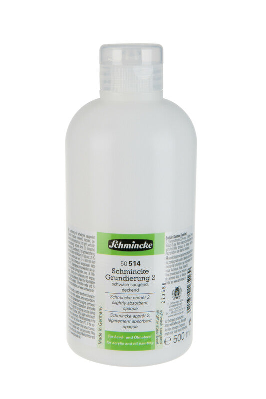 Schmincke primer 2, mierne nasiakavý podkladový náter 500 ml