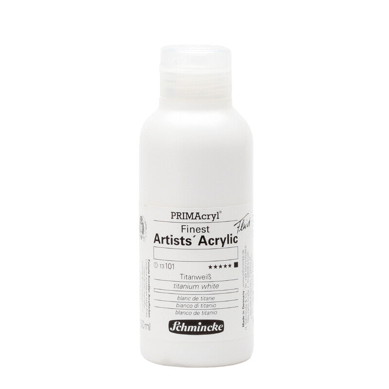 Akrylové farby Schmincke PRIMAcryl Professional 250 ml – 101 Titánová biela tekutá