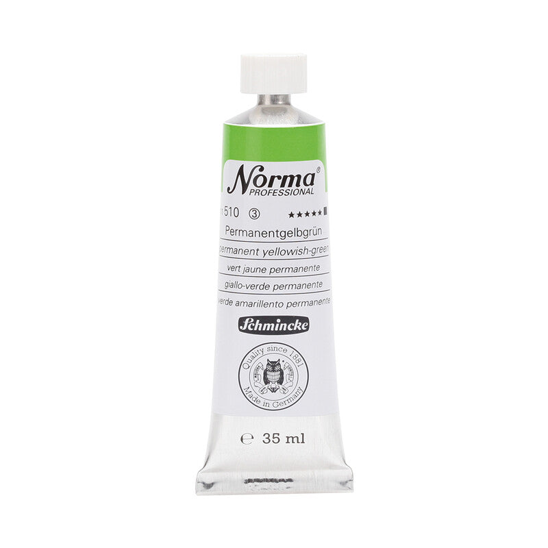 Olejové farby Schmincke Norma Professional 35 ml – 510 Permanentná žltozelená