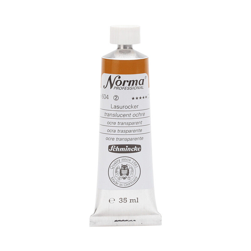 Olejové farby Schmincke Norma Professional 35 ml – 604 Transparentný okrový