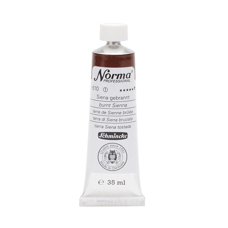 Olejové farby Schmincke Norma Professional 35 ml – 610 Pálená Sienna