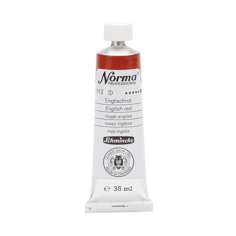 Olejové farby Schmincke Norma Professional 35 ml – 612 Anglická červená