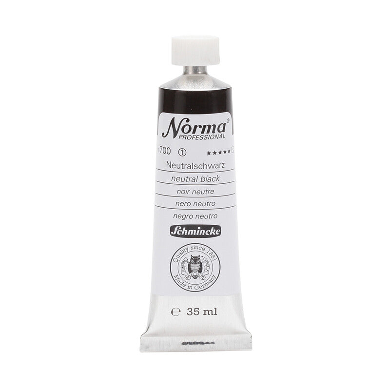 Olejové farby Schmincke Norma Professional 35 ml – 700 Neutrálna čierna