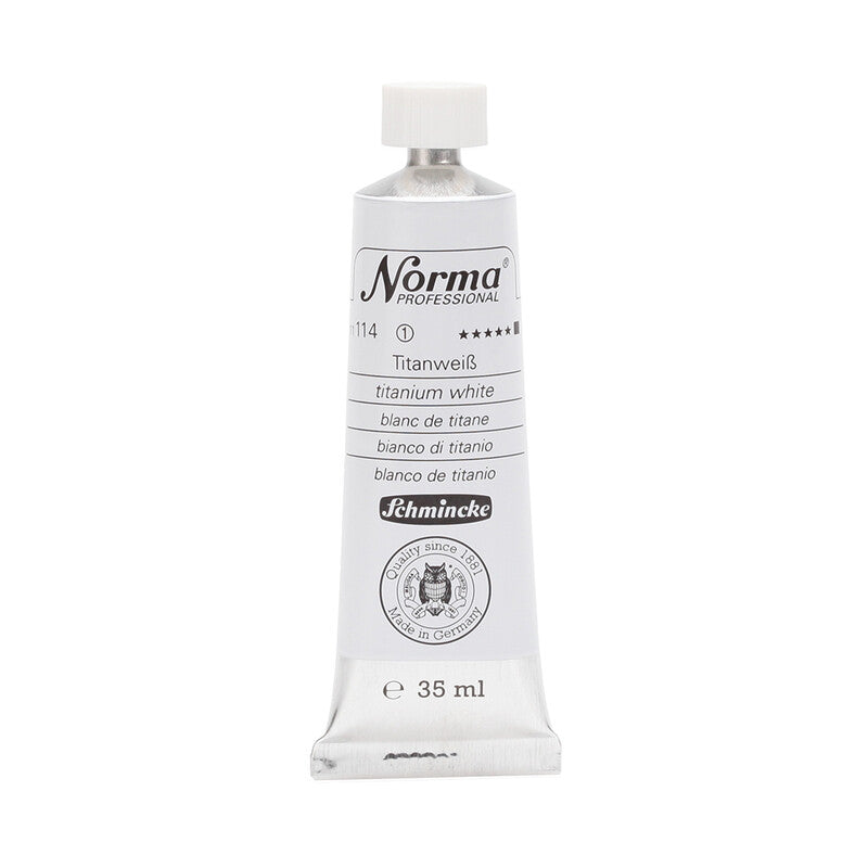 Olejové farby Schmincke Norma Professional 35 ml – 114 Titánová biela