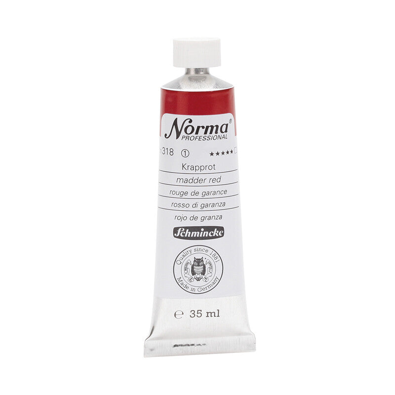 Olejové farby Schmincke Norma Professional 35 ml – 318 Kraplak červený