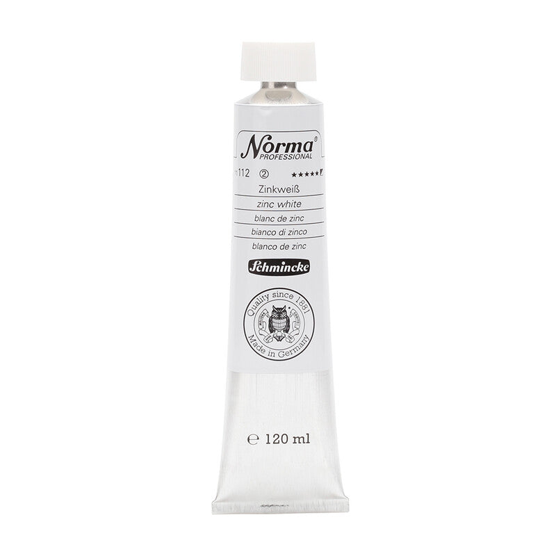 Olejové farby Schmincke Norma Professional 120 ml – 112 Zinková biela