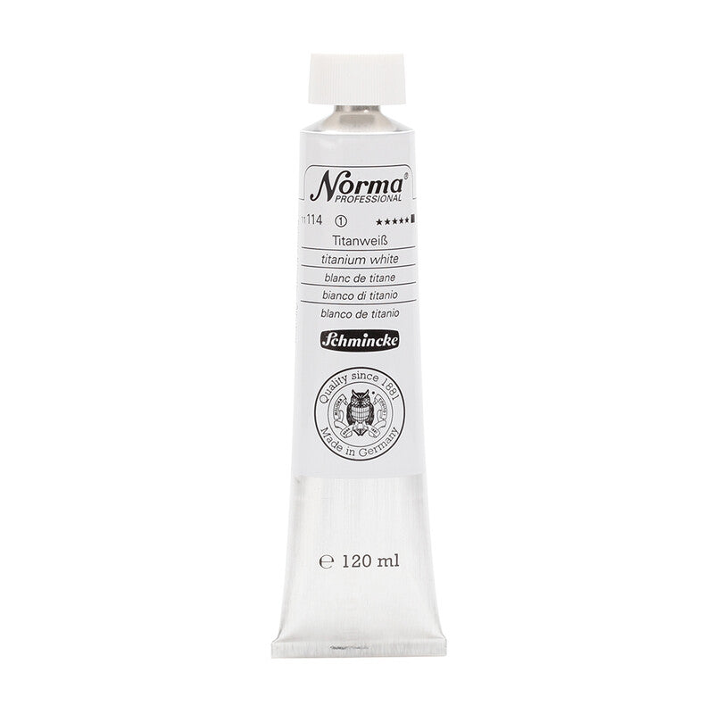 Olejové farby Schmincke Norma Professional 120 ml – 114 Titánová biela