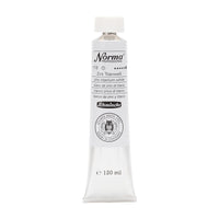 Olejové farby Schmincke Norma Professional 120 ml – 118 Zinkovo-titánová biela