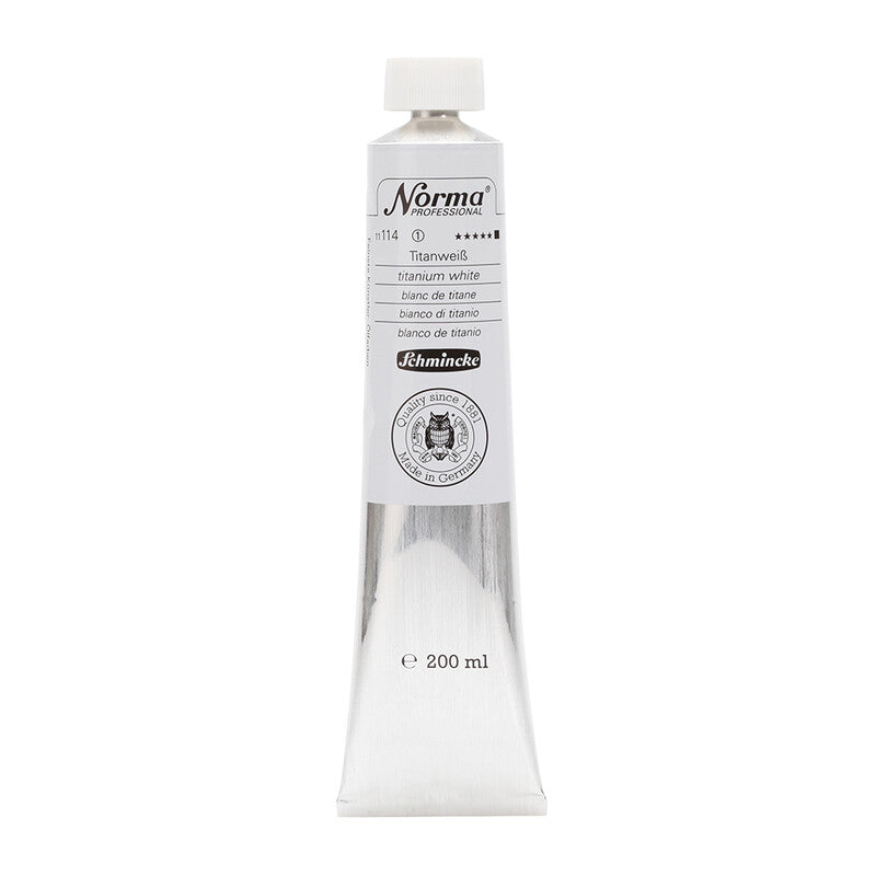 Olejová farba Schmincke Norma Professional 200 ml – 114 Titánová biela