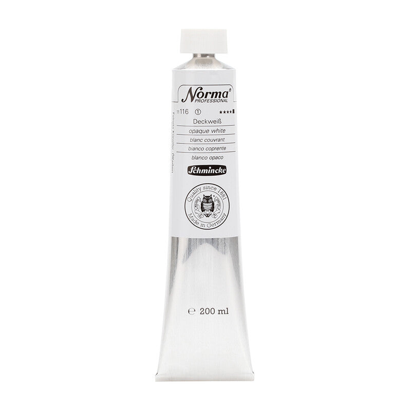 Olejová farba Schmincke Norma Professional 200 ml – 116 Krycia biela